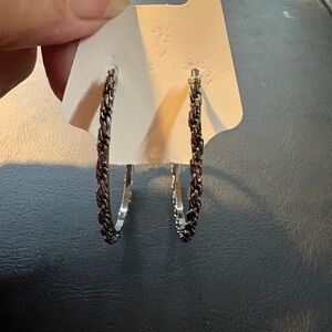 Elegant Silver Hoop Earrings